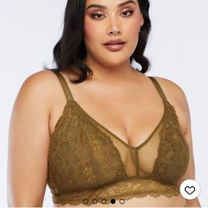 NWT Savage X Lace & Mesh Bralette